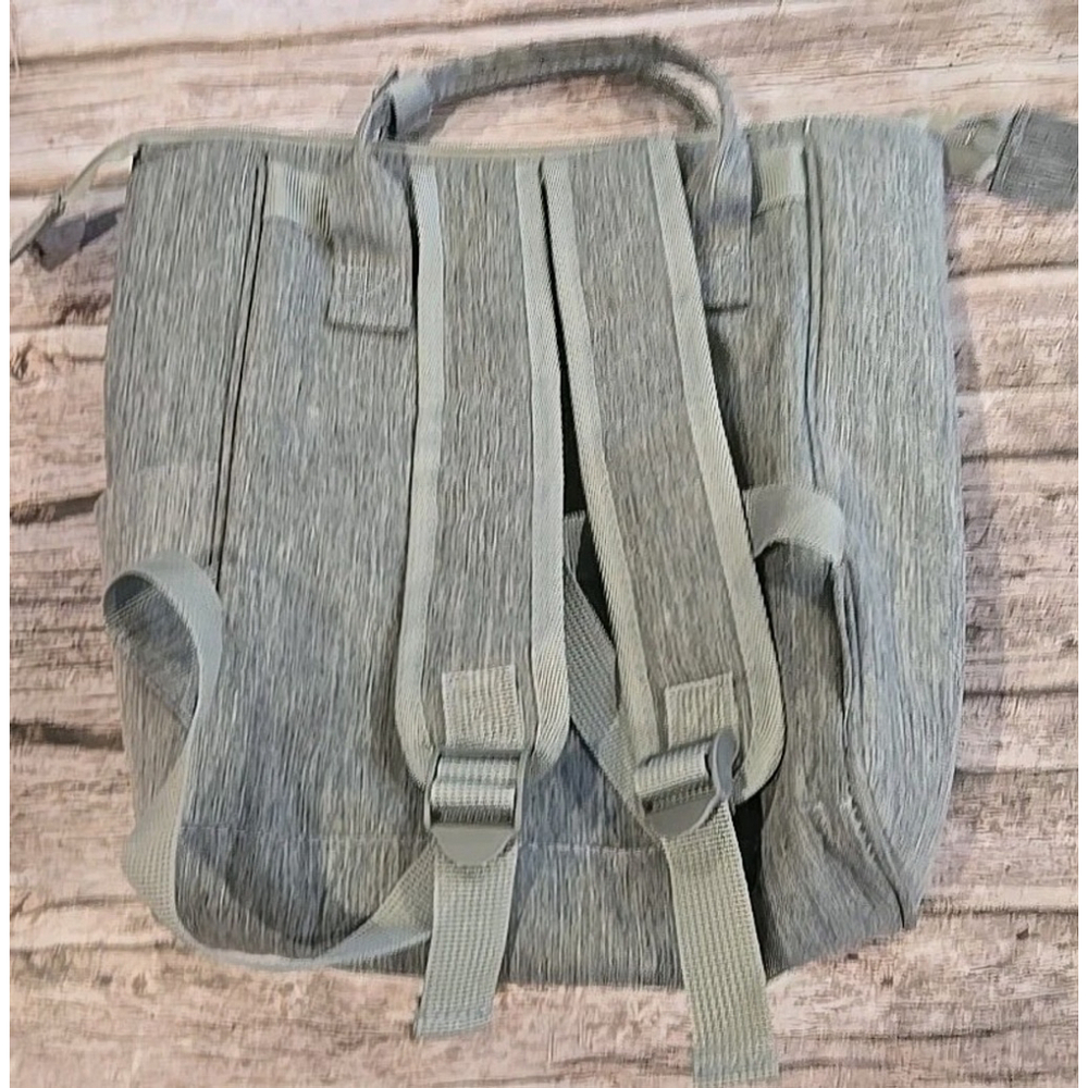 Insulated Backpack Tote Cooler Gray 3 Compart. Adjustable Strap NWOT (211) - Picture 3 of 5